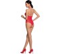 Passion Woman PASSION - WOMAN BS088 RED BODYSTOCKING ONE SIZE