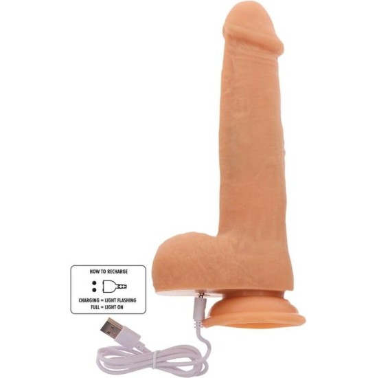 Get Real ROTATING BEADS VIBRATING DILDO SKIN