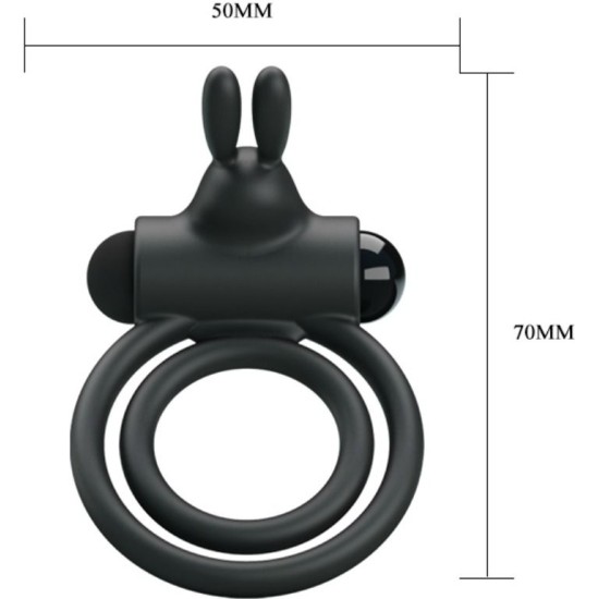 Pretty Love OSMOND SILICONE VIBRATOR RING