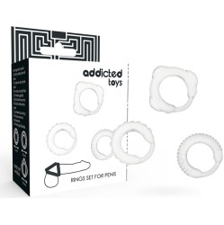 Addicted Toys C-RING SET CLEAR