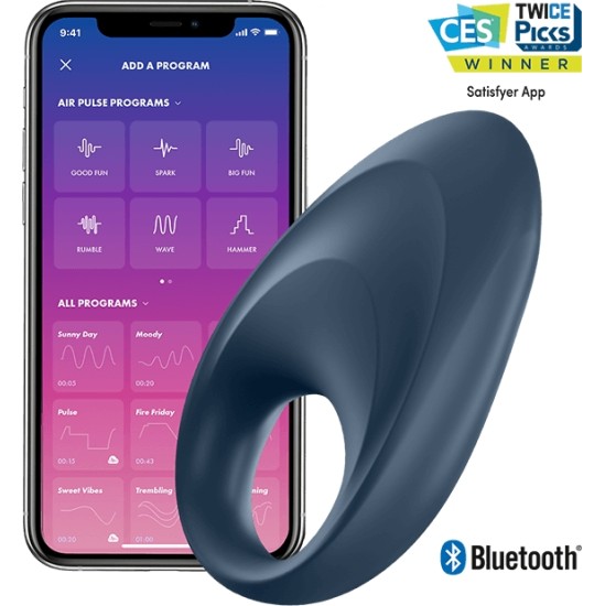 Satisfyer Connect SATISFYER - MIGHTY ONE RING VIBRATOR APP