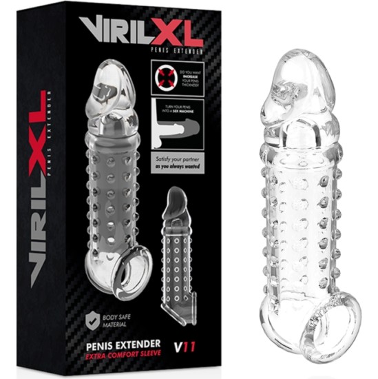 Virilxl PENIS EXTENSION AND SHEATH V11 TRANSPARENT