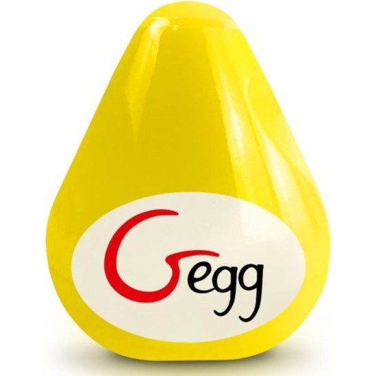 G-Vibe REUSABLE YELLOW TEXTURED MASTURBATOR EGG