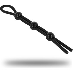 Ohmama Fetish CORD-COCK AND TESTICLES RING