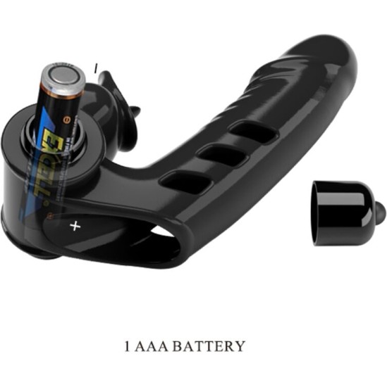 Pretty Love Male PRETTY LOVE - CORBIN BLACK VIBRATOR FINGER COVER