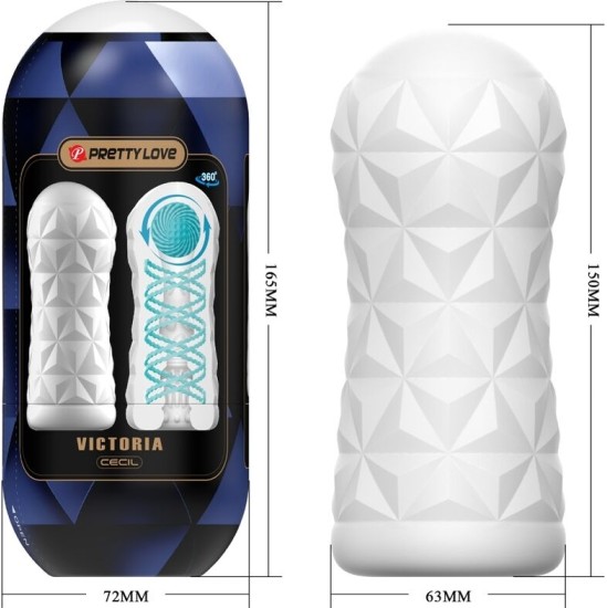 Pretty Love Male PRETTY LOVE - VICTORIA CECIL MASTURBATOR WHITE