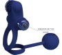 Pretty Love Male PRETTY LOVE - REMINGTON DOUBLE VIBRATING RING WITH PLUG BLUE