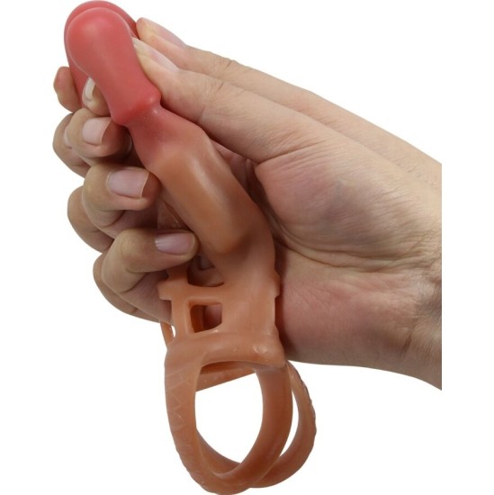 Pretty Love PRESTON VIBRATING PENIS SLEEVE 18 CM