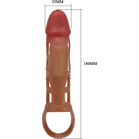 Pretty Love PRESTON VIBRATING PENIS SLEEVE 18 CM