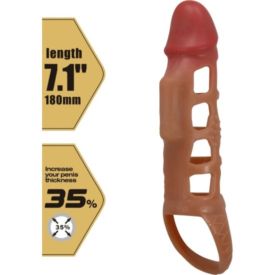Pretty Love PRESTON VIBRATING PENIS SLEEVE 18 CM