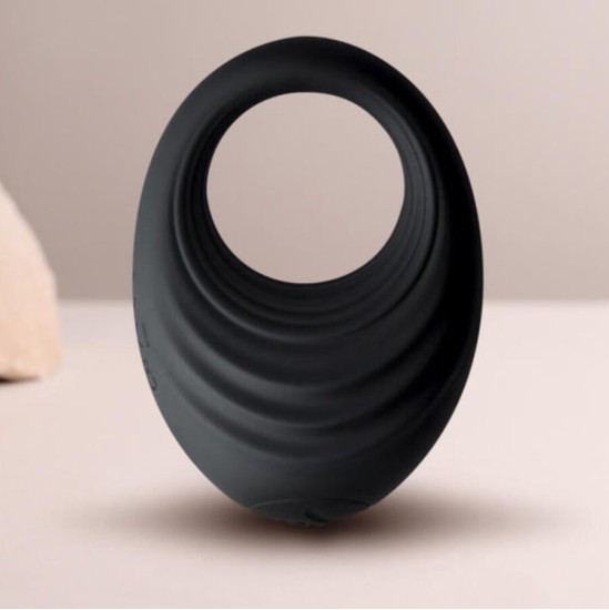 Rocks-Off SPIRE BLACK VIBRATING PENIS RING