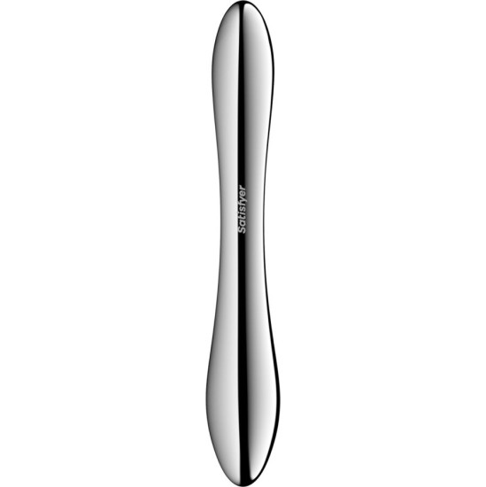 Satisfyer Dildo SATISFYER - PURE GRAVITY 1 STAINLESS STEEL DOUBLE-ENDED DILDO