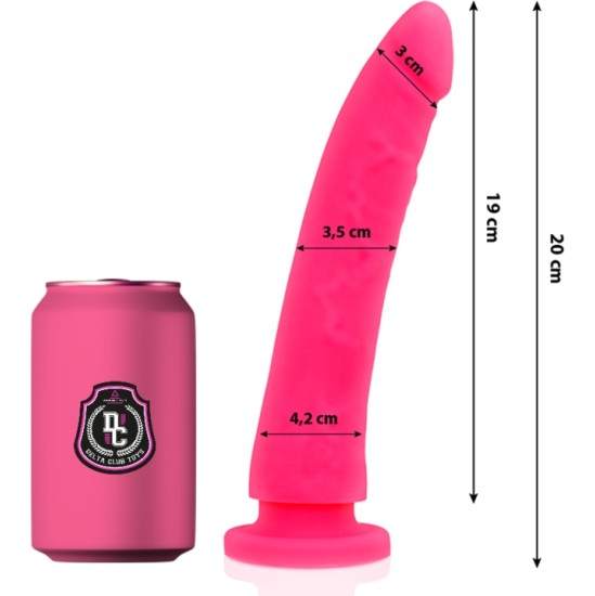 Deltaclub DELTA CLUB - TOYS PINK DILDO MEDICAL SILICONE 20 CM -O- 4 CM