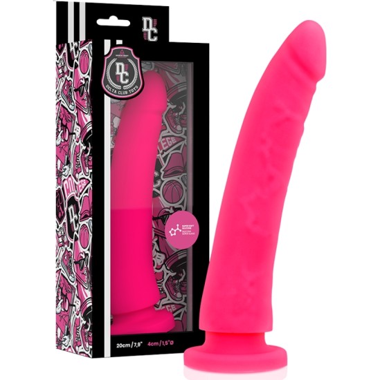 Deltaclub DELTA CLUB - TOYS PINK DILDO MEDICAL SILICONE 20 CM -O- 4 CM