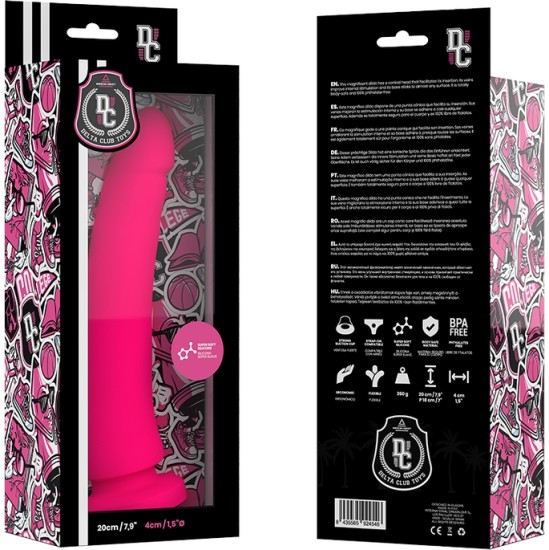 Deltaclub DELTA CLUB - TOYS PINK DILDO MEDICAL SILICONE 20 CM -O- 4 CM