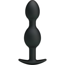 Pretty Love Bottom PRETTY LOVE - SILICONE ANAL BALLS 12.5 CM BLACK
