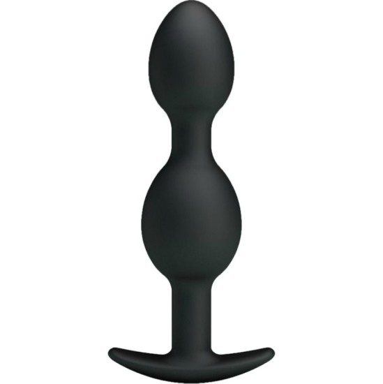 Pretty Love Bottom PRETTY LOVE - SILICONE ANAL BALLS 12.5 CM BLACK