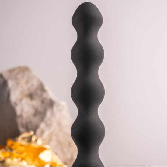 Rocks-Off ROCKS- OFF - PETITE SENSATIONS PEARLS ANAL PLUG VIBRATOR BLACK