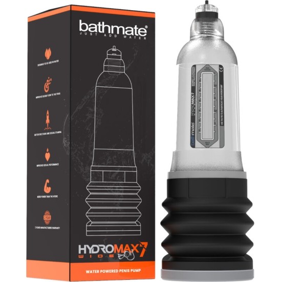 Bathmate HYDROMAX 7 WIDE BOY X30 TRANSPARENT