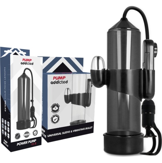 Pump Addicted RX5 BLACK VIBRATOR