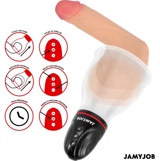 Jamyjob XPAND LITE AUTOMATIC TESTICLE PUMP 3 SUCTION LEVELS GREY