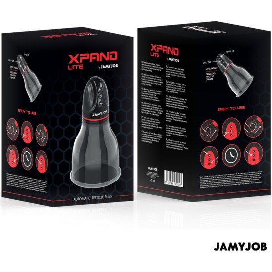 Jamyjob XPAND LITE AUTOMATIC TESTICLE PUMP 3 SUCTION LEVELS GREY