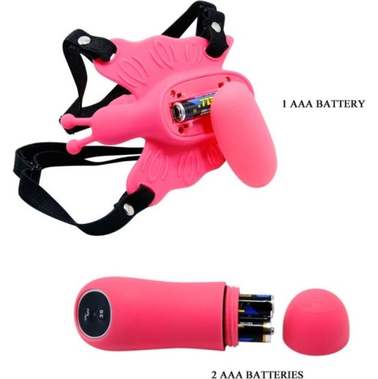 Baile Stimulating BAILE - ULTRA PASSIONATE REMOTE CONTROL BUTTERFLY HARNESS