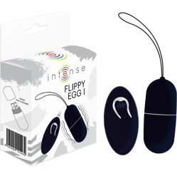 Intense Couples Toys INTENSE - FLIPPY I VIBRATING EGG WITH REMOTE CONTROL BLACK