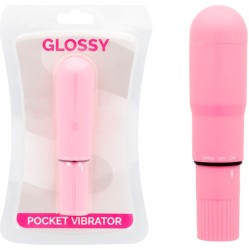 Glossy POCKET VIBRATOR PINK