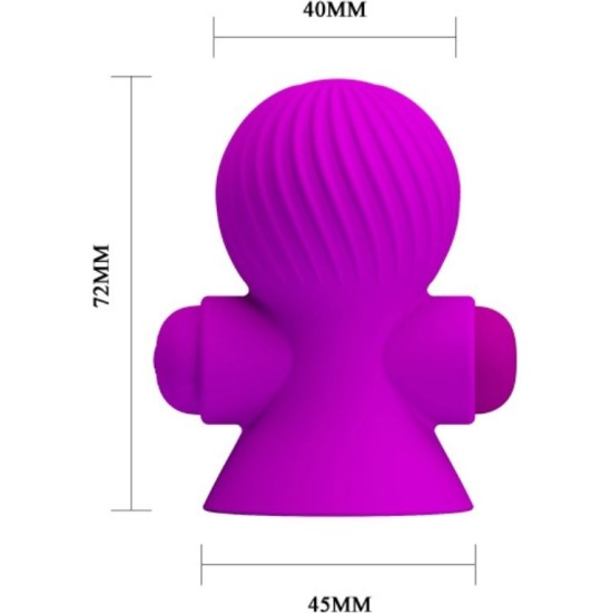Pretty Love Smart PRETTY LOVE - NIPPLE STIMULATORS 12M LILAC VIBRATION