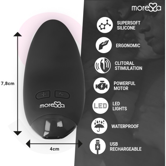 Moressa BLOSSOM BLACK VIBRATOR
