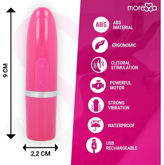 Moressa IVY VIBRATOR STIMULATOR TRAVEL PINK