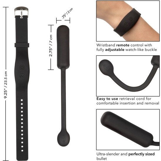 Calexotics WRISTBAND REMOTE PETITE BULLET