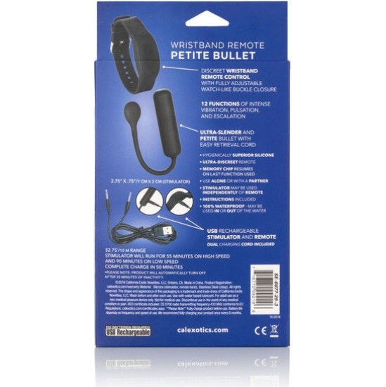 Calexotics WRISTBAND REMOTE PETITE BULLET