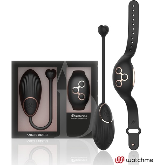 Anne&acute;s Desire ANNE'S DESIRE - EGG REMOTE CONTROL TECHNOLOGY WATCHME BLACK/GOLD