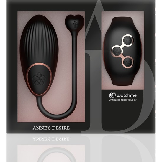 Anne&acute;s Desire ANNE'S DESIRE - EGG REMOTE CONTROL TECHNOLOGY WATCHME BLACK/GOLD