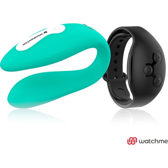 Wearwatch DUAL TECHNOLOGY VIBRATOR WATCHME AQUAMARINE / JET