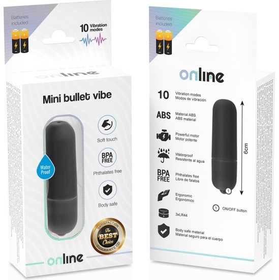 Online MINI BULLET VIBE BLACK