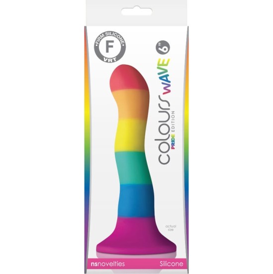 Pride LGBT FLAG DILDO WAVE 17 CM