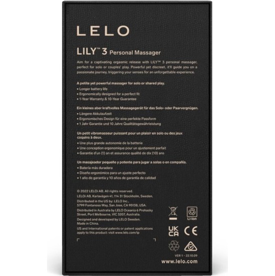 Lelo LILY 3 PERSONAL MASSAGER - PURPLE