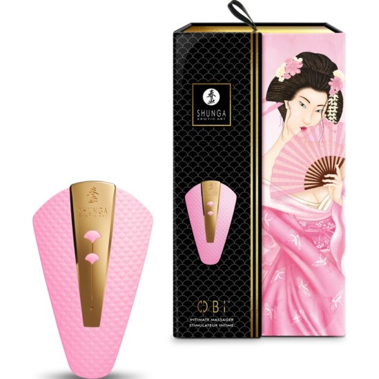 Shunga Toys SHUNGA - OBI INTIMATE MASSAGER PINK