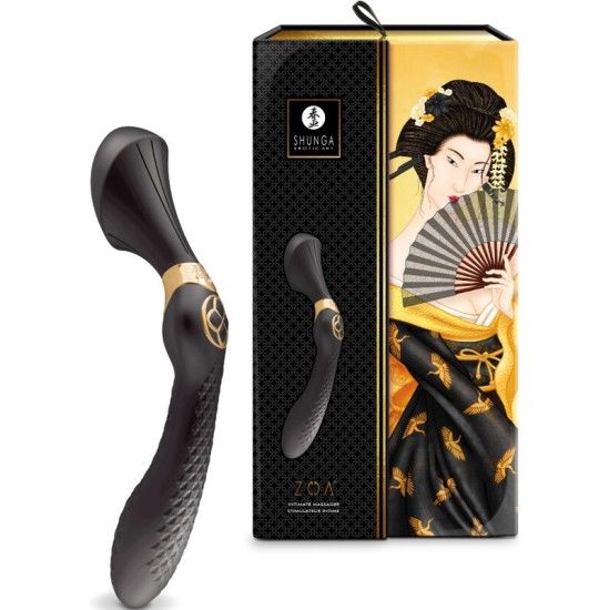 Shunga Toys SHUNGA - ZOA INTIMATE MASSAGER BLACK