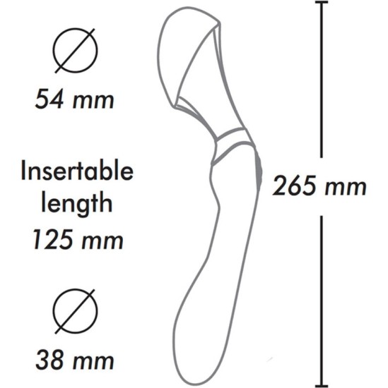 Shunga Toys SHUNGA - ZOA INTIMATE MASSAGER BLACK