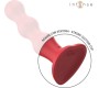 Intense Fun INTENSE - CODY VIBRATOR WITH SUCTION CUP RED REMOTE CONTROL