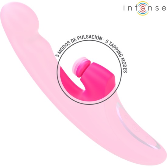 Intense Fun INTENSE - EMI VIBRATOR 13.5 CM MULTIFUNCTION 3 IN 1 10 VIBRATIONS PINK