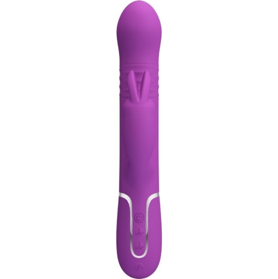 Pretty Love COALE 4 IN 1 MULTIFUNCTION RABBIT VIBRATOR PURPLE
