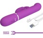 Pretty Love COALE 4 IN 1 MULTIFUNCTION RABBIT VIBRATOR PURPLE