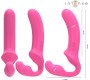 Intense Fun INTENSE - AMY DOUBLE VIBRATOR 20 CM PINK REMOTE CONTROL