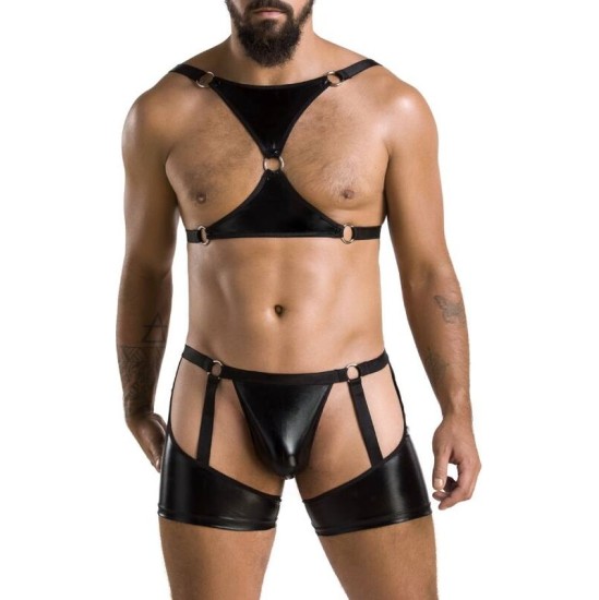 Passion Men PASSION - 047 SET ARON BLACK L/XL