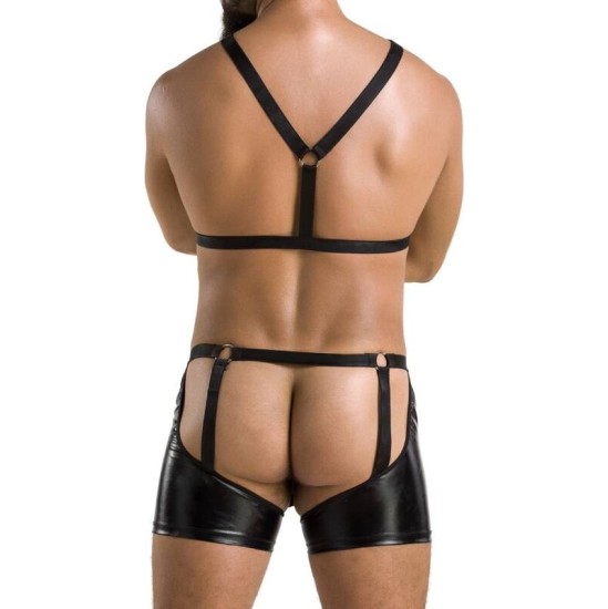 Passion Men PASSION - 047 SET ARON BLACK L/XL